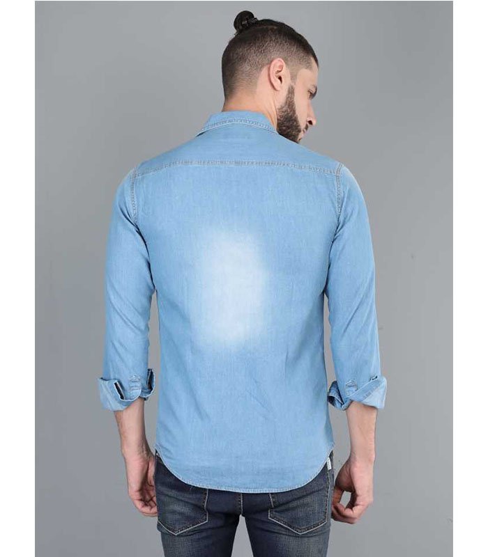 Men Regular Fit Solid Casual Shirt - Image 2