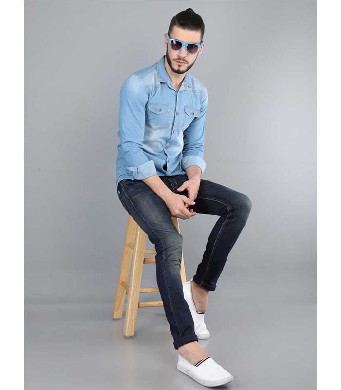 Men Regular Fit Solid Casual Shirt - Image 6