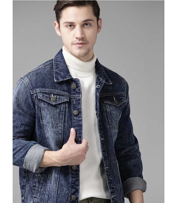 ROADSTER Full Sleeve Solid Men Jacket - Image 2