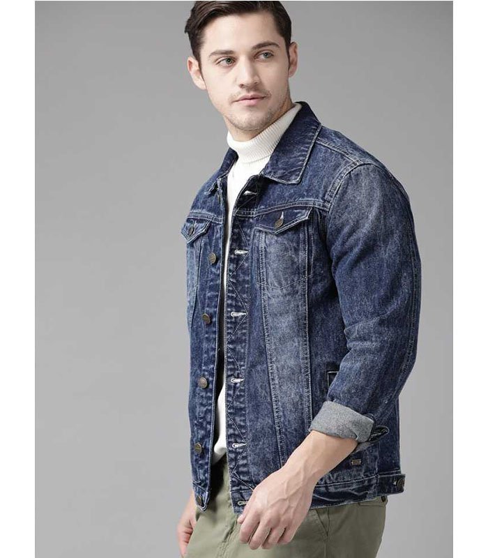 ROADSTER Full Sleeve Solid Men Jacket - Image 4