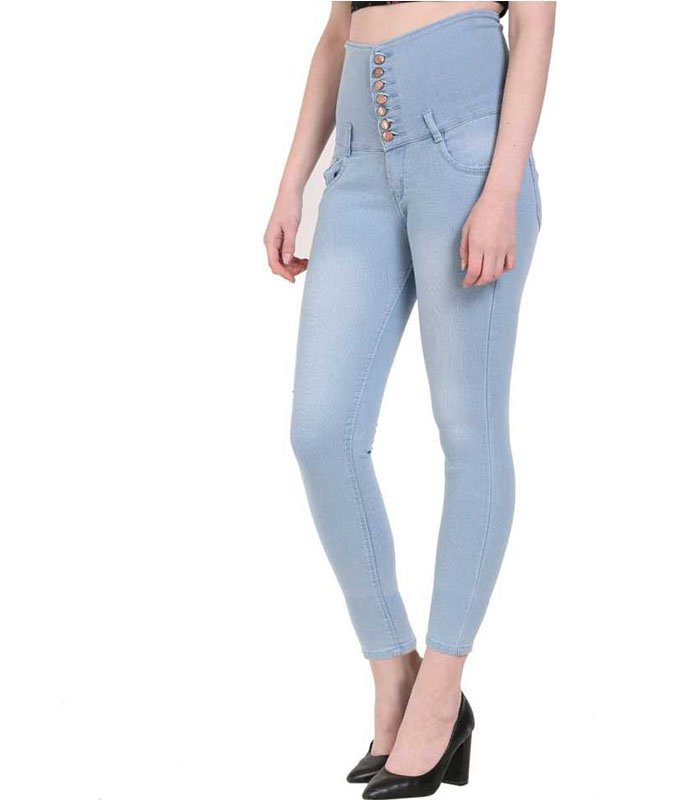 Bdstar Skinny Women Light Blue Jeans - Image 3