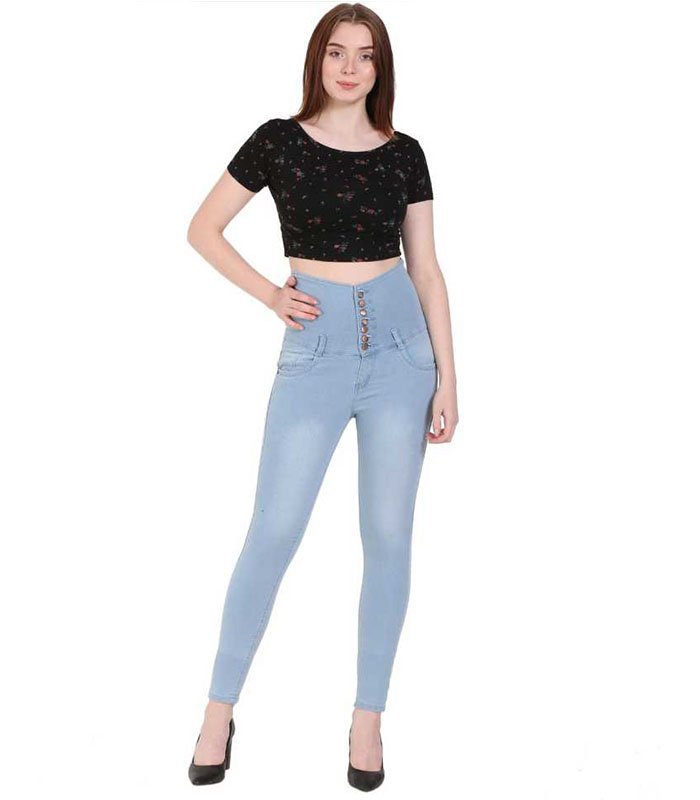 Bdstar Skinny Women Light Blue Jeans - Image 5