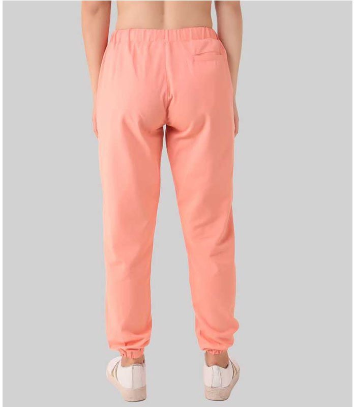 Regular Fit Women Pink Cotton Blend Trousers - Image 5