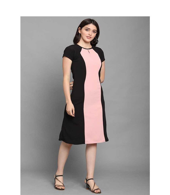 PURVJA Women A-line Multicolor Dress - Image 4