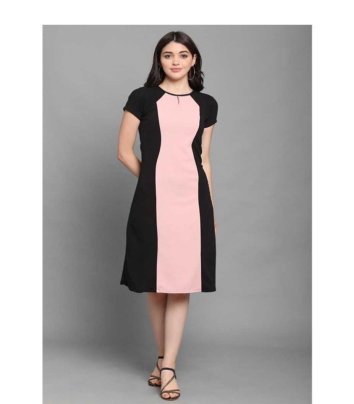 PURVJA Women A-line Multicolor Dress - Image 5